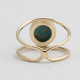 Gold Vermeil Black Onyx Rings