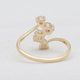 Gold Vermeil Garnet Rings