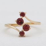 Gold Vermeil Garnet Rings