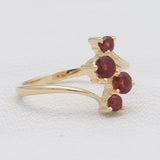 Gold Vermeil Garnet Rings
