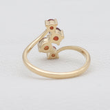 Gold Vermeil Garnet Rings