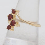 Gold Vermeil Garnet Rings