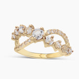 Gold Vermeil Red Garnet Rings