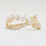 Gold Vermeil Red Garnet Rings