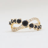 Gold Vermeil Red Garnet Rings