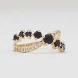 Gold Vermeil Red Garnet Rings