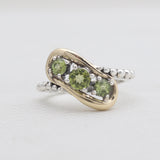 925 Sterling Silver Peridot Rings