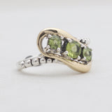 925 Sterling Silver Peridot Rings