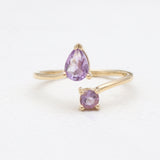 Gold Vermeil Amethyst Rings