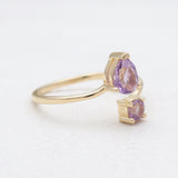 Gold Vermeil Amethyst Rings