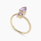 Gold Vermeil Amethyst Rings