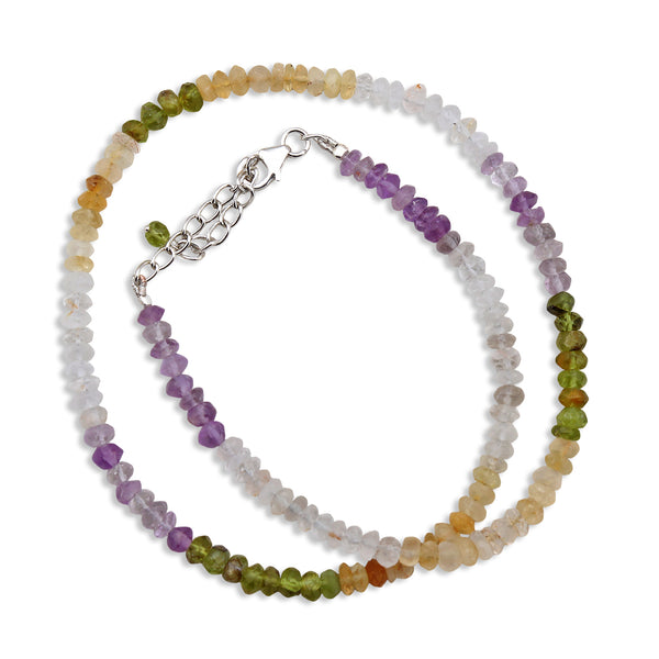 Multi Stone Beads Necklace