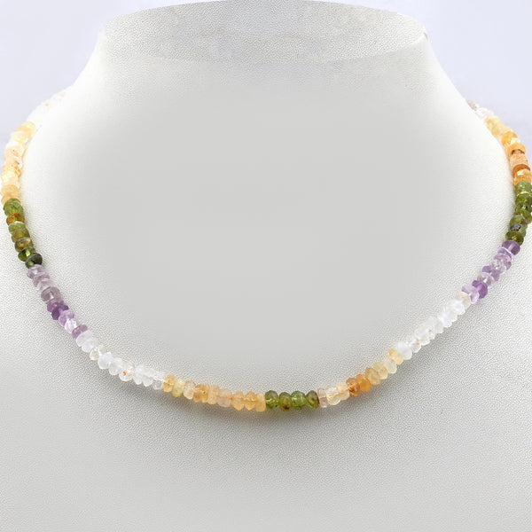 Multi Stone Beads Necklace