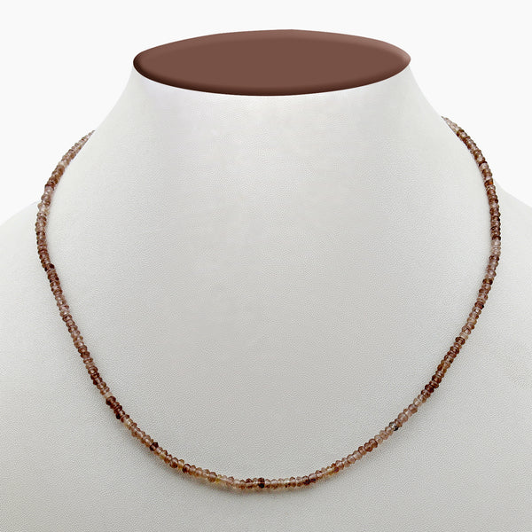 Smoky Quartz Beads Necklace