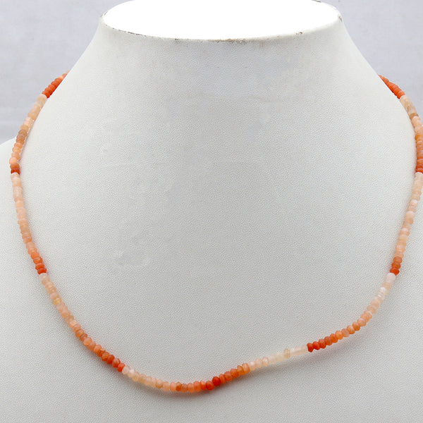 Moon Stone Beads Necklace