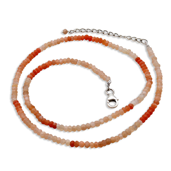 Moon Stone Beads Necklace