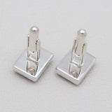 925 Sterling Silver Abalone Shell Cufflinks