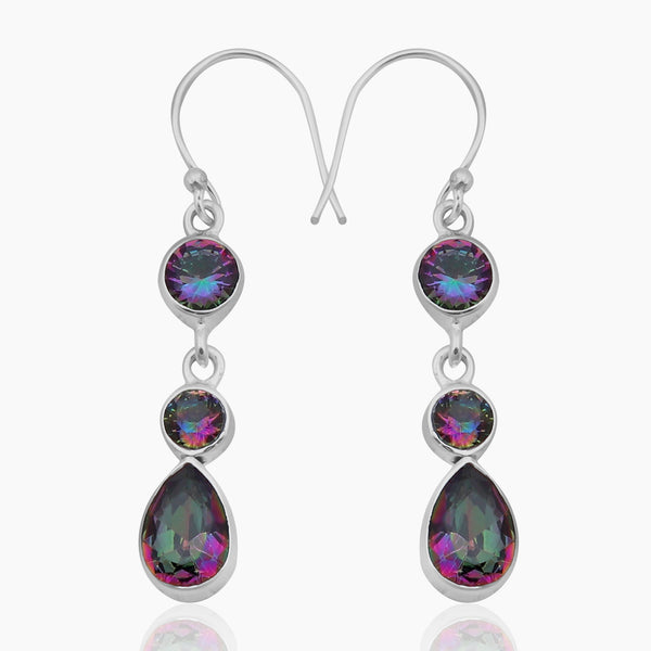 Amethyst Silver Earrings