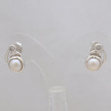 Pearl Silver Studs Earrings