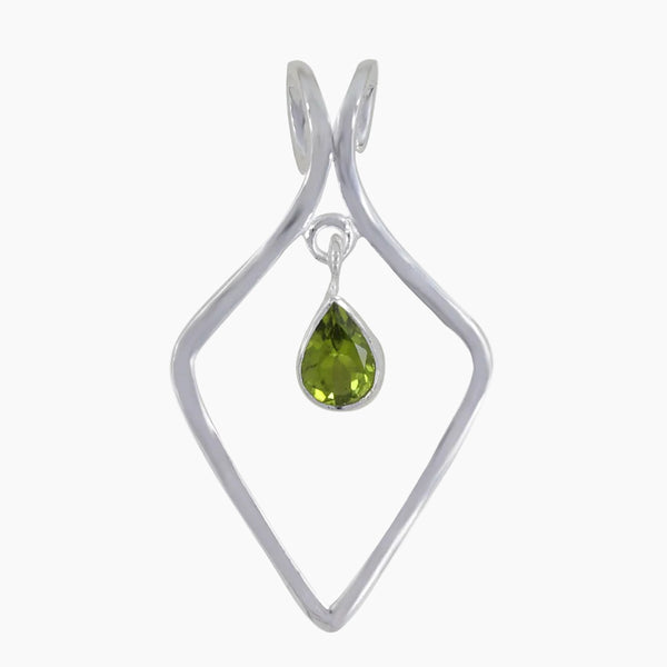 925 Sterling Silver Peridot Pendants