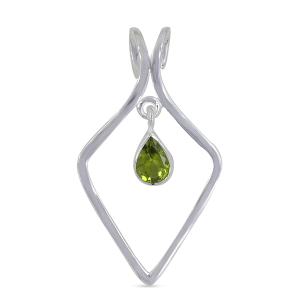 925 Sterling Silver Peridot Pendants
