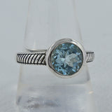 925 Sterling Silver Amethyst Ring