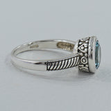 925 Sterling Silver Amethyst Ring