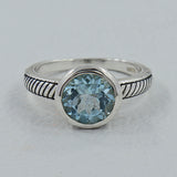 925 Sterling Silver Amethyst Ring