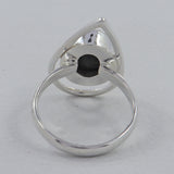 Coconut Geode Silver Rings