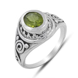 925 Sterling Silver Garnet Rings