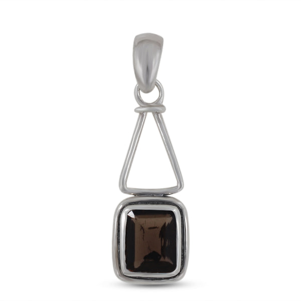 925 Sterling Silver Blue Topaz Pendant