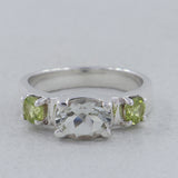 925 Sterling Silver Garnet Ring