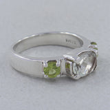 925 Sterling Silver Garnet Ring