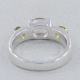 925 Sterling Silver Garnet Ring