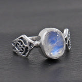 925 Sterling Silver Ruby Ring