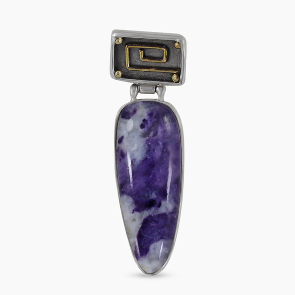 925 Sterling Silver Morado Opal Pendants