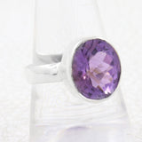 925 Sterling Silver Amethyst Ring