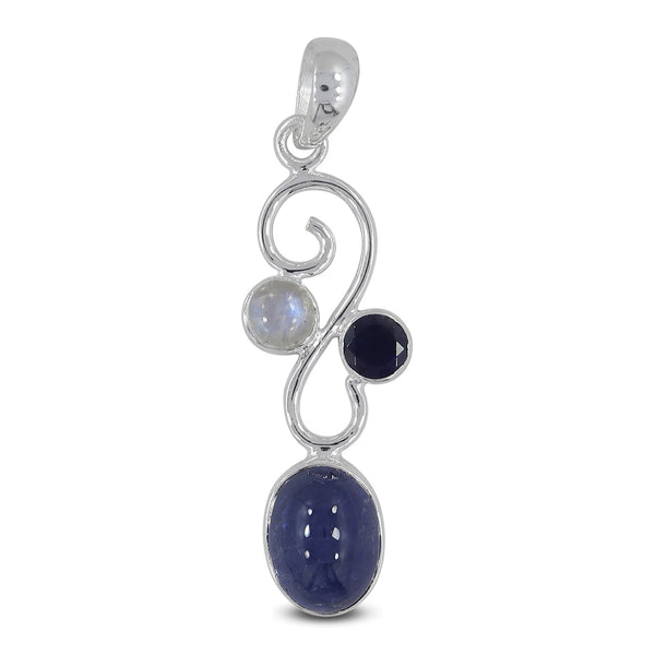 925 Sterling Silver Tanzanite Pendant