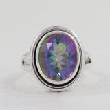 925 Silver Mystic Quartz Rings