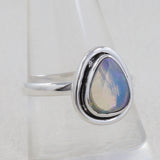 925 Sterling Silver Ethiopian Opal Rings
