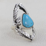 925 Sterling Silver Arizona Turquoise Rings