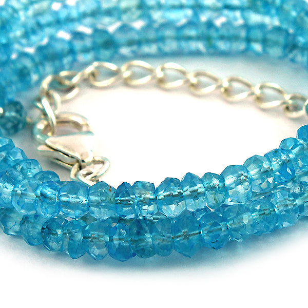 Apatite Gemstone Beads Necklace