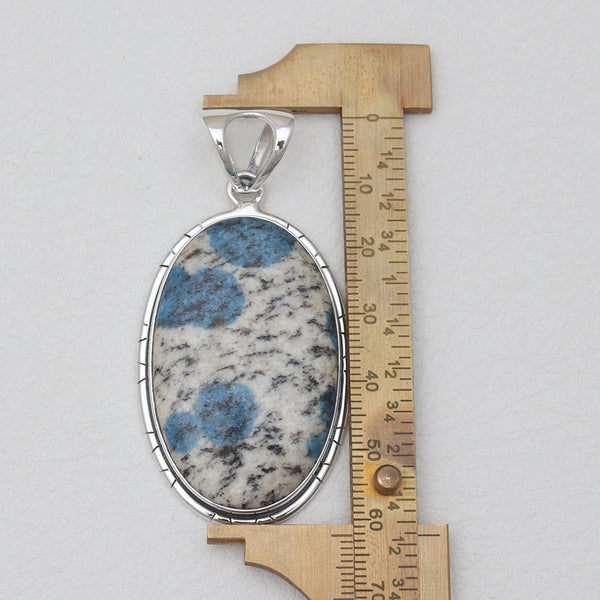 925 Sterling Silver K2 Jasper Pendants