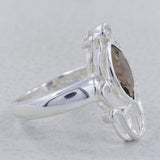 925 Sterling Silver Smoky Quartz Ring