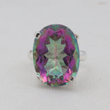 925 Sterling Silver Mystic Quartz Ring