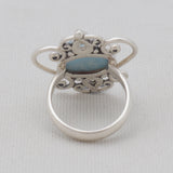 925 Sterling Silver Aquamarine Rings