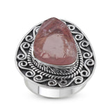Aquamarine Silver Ring