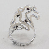 Multi Tourmaline Sterling Silver Rings