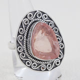 Aquamarine Silver Ring
