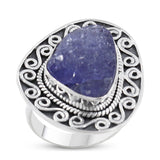 Aquamarine Silver Ring